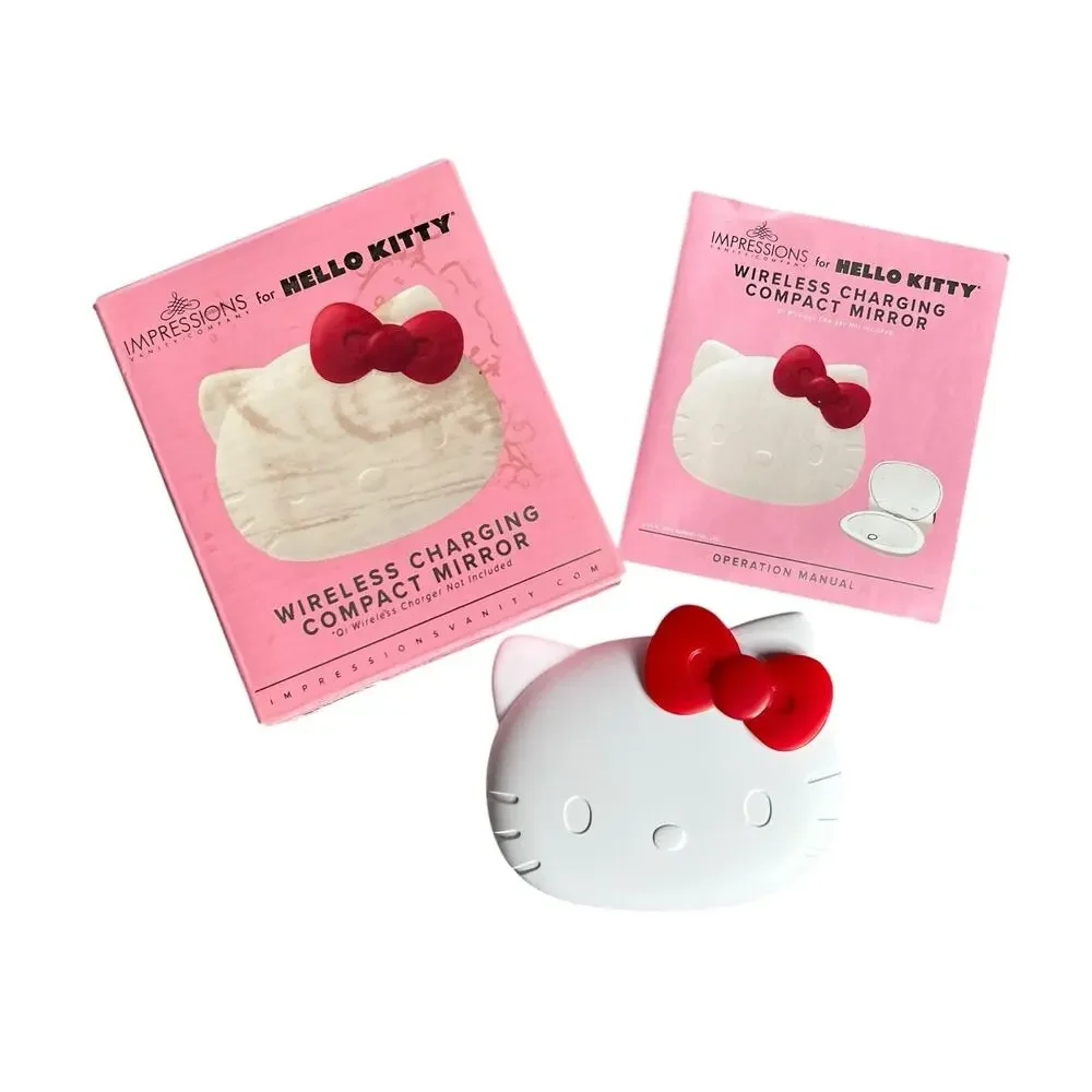 Impressions for Hello Kitty Wireless Charging Compact Mirror White